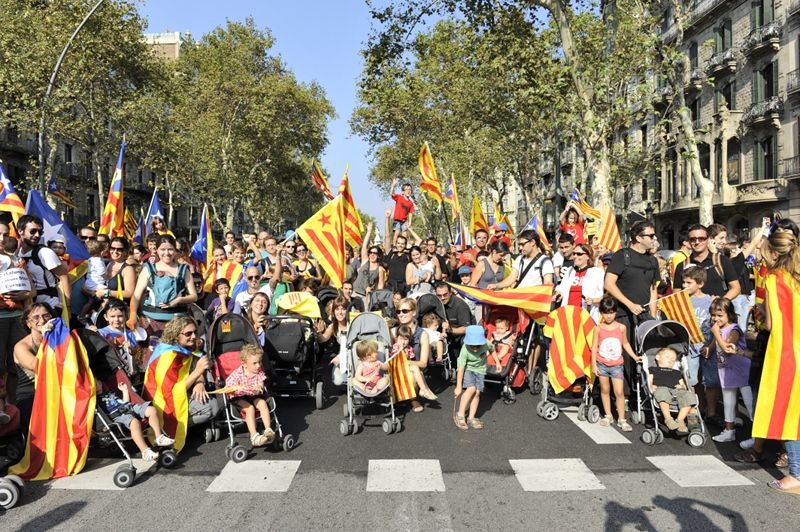 11-S: Manifestació massiva a Barcelona