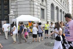 Jornada informativa al centre de Barcelona