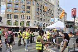 Jornada informativa al centre de Barcelona