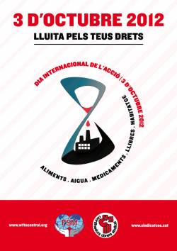Convocatòria de la Federació Sindical Mundial de Jornada Internacional de Lluita