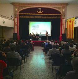 Acte de presentació del documental "Operació Garzón" al Teatre de La Unió de Sant Cugat