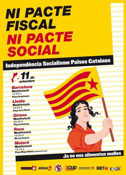 11-S: Cartell nacional de l'Esquerra Independentista