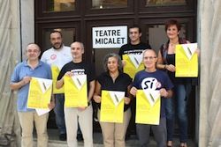 Membres de la Plataforma  valenciana per l?Ensenyament Públic