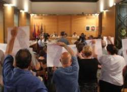 El Ple de l'Ajuntament de Mataró, on s'ha votat la modificació del reglament dels Plens Municipals