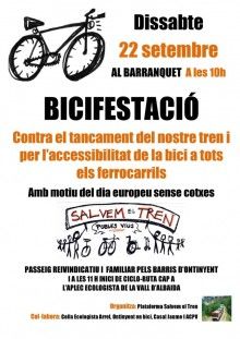 Cartell de la Bicifestació