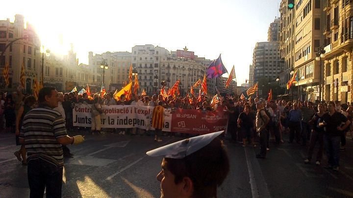 Manifestació del 9 d'Octubre a València