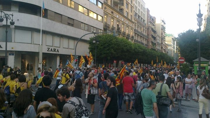 Manifestació del 9 d'Octubre a València