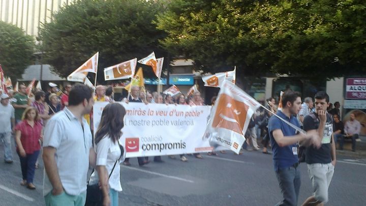 Manifestació del 9 d'Octubre a València
