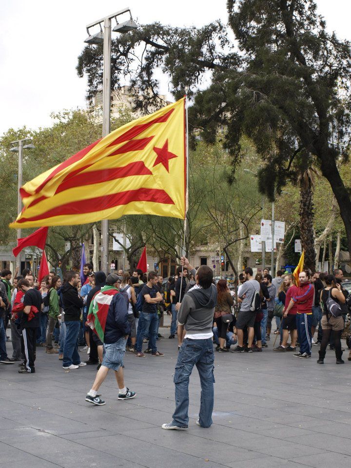Manifestació antifeixista de Barcelona