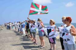 Protesta a favor del trasllat dels presos polìtics bascos al seu país