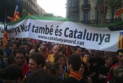 Catalunya Nord a la manifestació de l'11 de Setembre de 2012