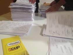 La CUP triplica el nombre d'avals necessaris  per presentar-se a les eleccions. Recollida i comptabilització d'avals