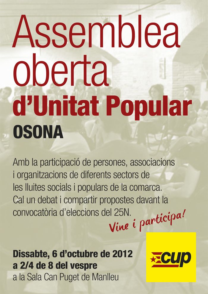 Assemblea Oberta a Osona