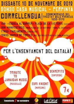 Cartell anunciant els actes del Correllengua