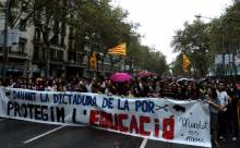 Manifestació a Barcelona