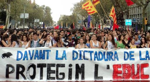 Manifestació a Barcelona