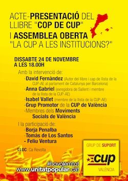 Cartell de l'acte a València