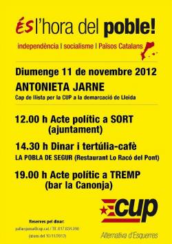 Acte d'inici de campanya de Lleida
