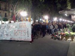 Manifestació de Tarragona contra la brutalitat policial