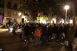 Acte electoral de la CUP-AE a Ciutat Vella de Barcelona