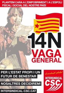 Cartell de la Intersindical-CSC