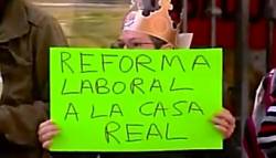 Escridassada a València durant la visita de la reina Sofia. Indignació en la protesta pel dret a l'habitatge