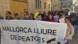 Històrica reivindicació "Mallorca Lliure de peages"