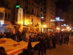 Manifestació reivindicativa en commemoració del 80è aniversari de les Normes de Castelló