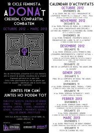 Cartell de l'Ateneu Popular Octubre