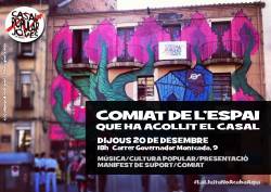Comiat de l'espai del Casal Popular de Joves de Lleida