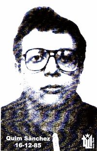 Quim Sànchez, militant de Terra Lliure que perdé la vida el 16 de desembre de 1985