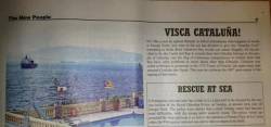 Imatge de l'article aparegut a la revista gibraltarenca "The New People"
