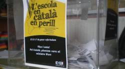 A l'IES de Sant Saduní d'Anoia es va votar en contra de la Llei Wert