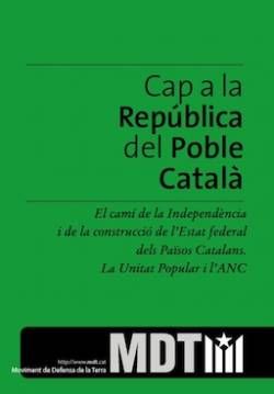 Nou opuscle de l'MDT: Cap a la República del Poble Català