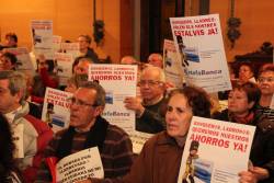Indignació a Mataró contra els privilegis i estafes de la banca