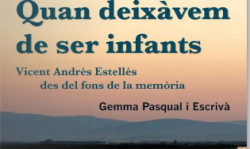 La novel·la és un repàs dels anys joves del periodista i poeta Vicent Andrés Estellés i de la València del seu temps