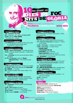 Cartell amb la programació de les FPC de 2013