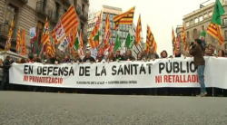 A Barcelona, la manifestació ha aplegat unes 50.000 persones