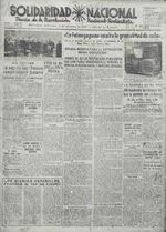 1939 Es funda a Barcelona el diari Solidaridad Nacional, que substitueix Solidaridad Obrera de la CNT