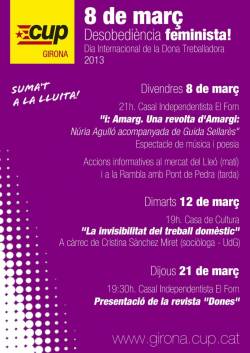 Actes 8 de març Girona