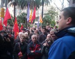 Quim Arrufat, que ha realitzat un parlament davant dels assistents.