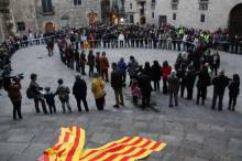 Acte d'Enlla&ccedil;ats per la Llengua a Barcelona