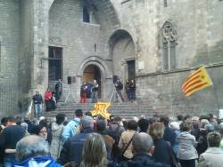 Acte d'Enllaçats per la Llengua a Barcelona