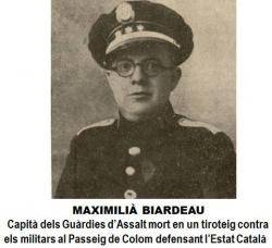 Maximilià Biardieau, capità dels guàrdies d'assalt