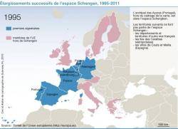 1995 Entra en vigor el Tractat de Schengen a la Unió Europea: control social i polític