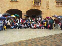 El Correllengua 2013 no s'atura en el seu recorregut per Mallorca, malgrat la pluja