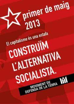 Cartell del 1r de Maig del Moviment de Defensa de la Terra (MDT)