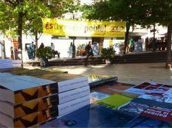 Parada de llibres de la CUP. Sant Jordi 2013