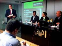 Roda de premsa dels API de Girona. - @apigirona