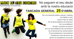 cartell de les tancades al Principat